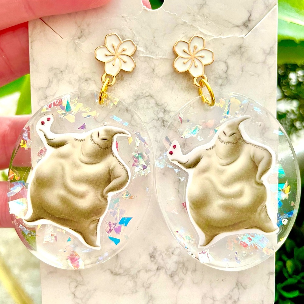 Oogie Boogie Acrylic Dangle Earrings